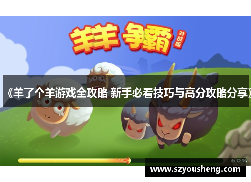 《羊了个羊游戏全攻略 新手必看技巧与高分攻略分享》